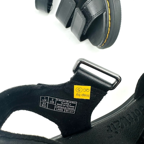 Dr. Martens Black Sandals with Adjustable Straps - Picture 4 of 5
